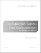 The Darkling Thrush SATB choral sheet music cover